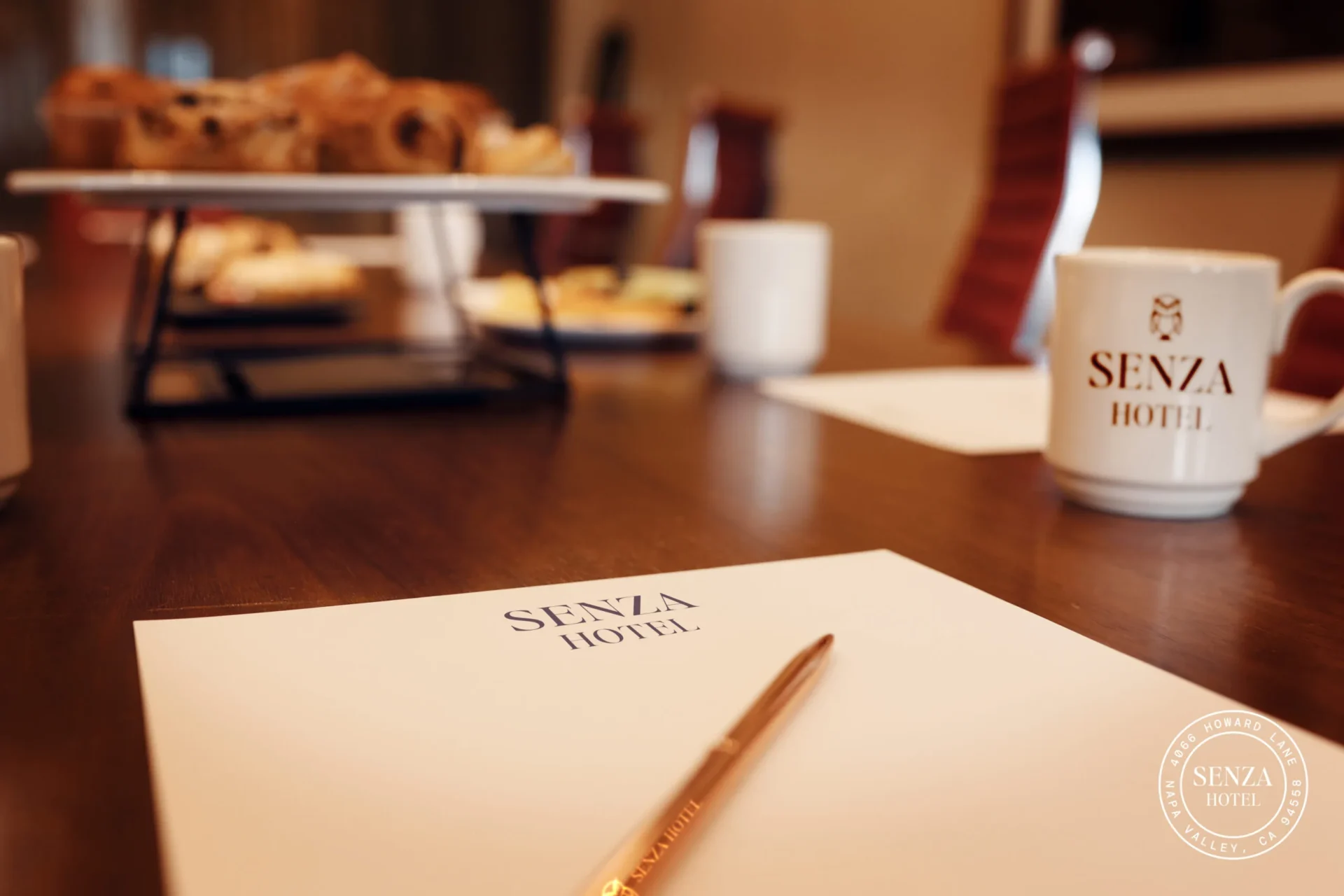 a close up of a table with a cup of coffee